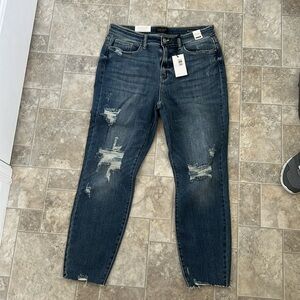 Judy‎ Blue Jeans relaxed fit high waist NWT 13/31